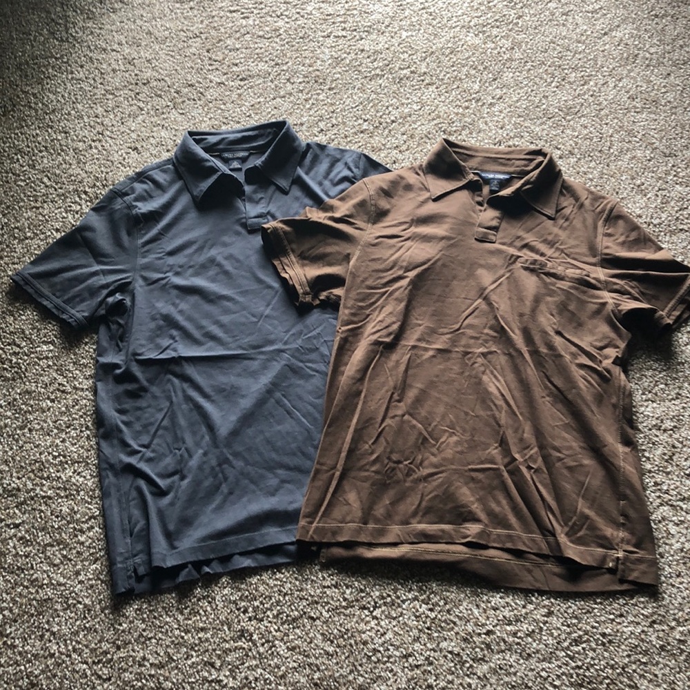 Banana Republic Pima cotton men’s polos